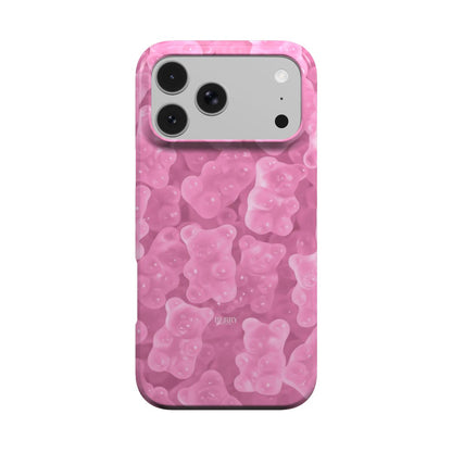 Lyserødt iPhone-cover med stilrent design – Gummy