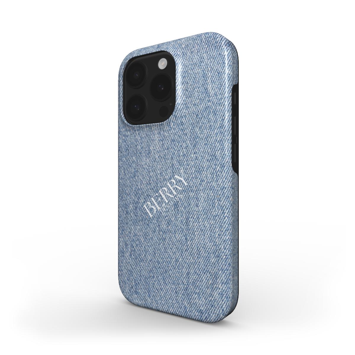 Custodia per iPhone con design raffinato – Denim Girly iPhone MagSafe