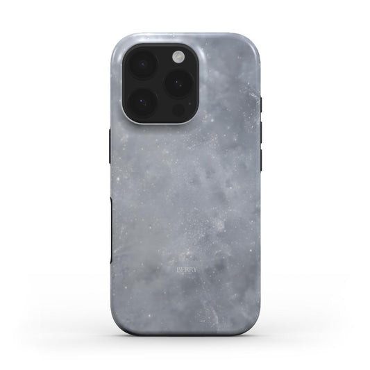 Crispy Silver – シルバーのグリッターデザインのiPhoneケース