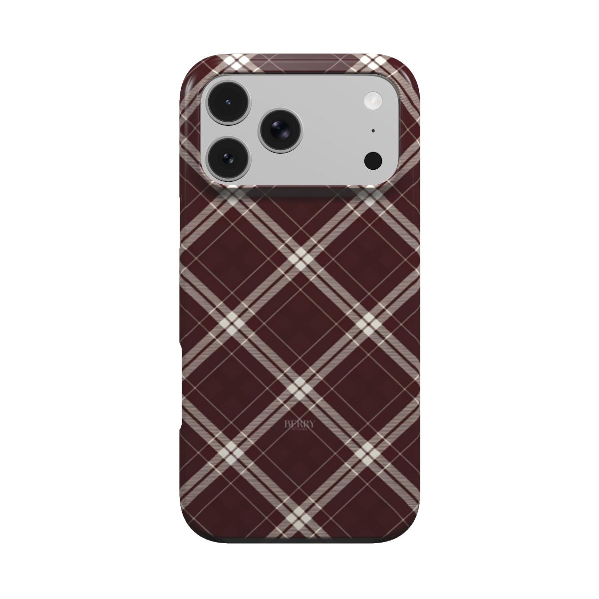 iPhone-Hülle mit schlichtem Design Farbe: Rot – Royal Cozy