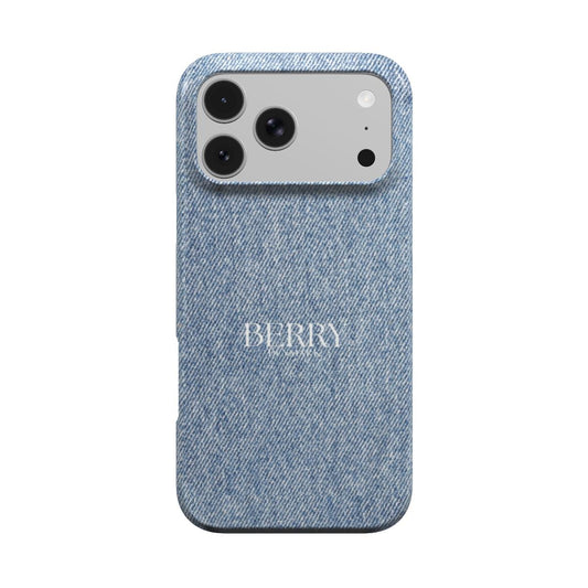 iPhone case with sleek design – Denim Girly