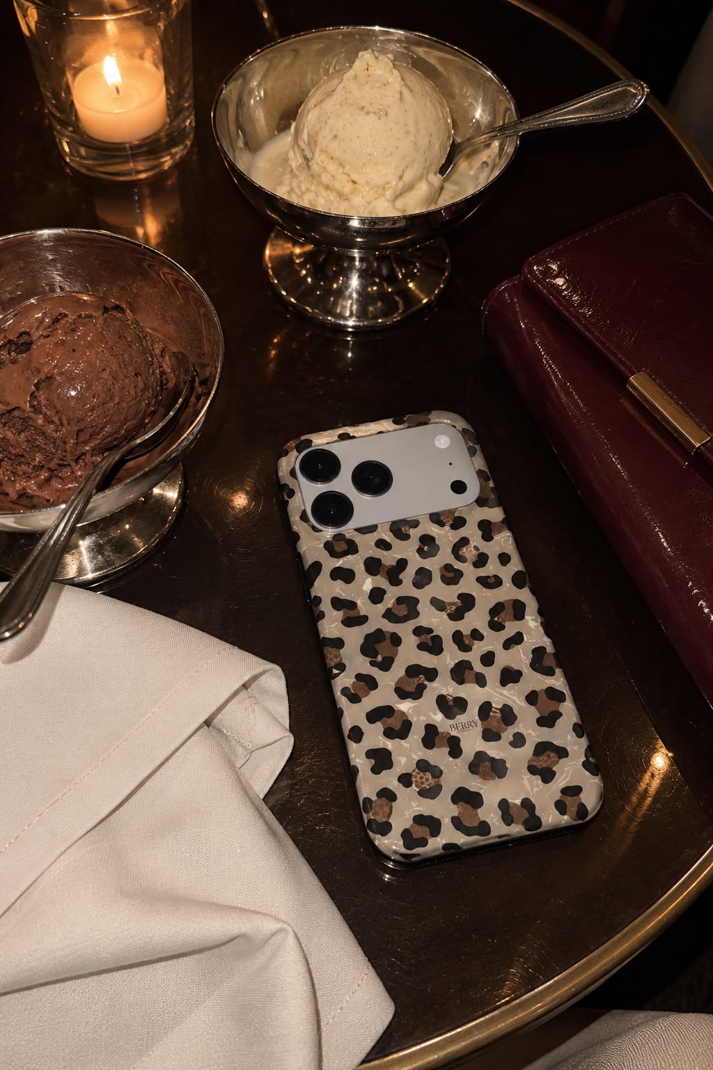 iPhone-Hülle mit Leopardenmuster – Wet Leopard