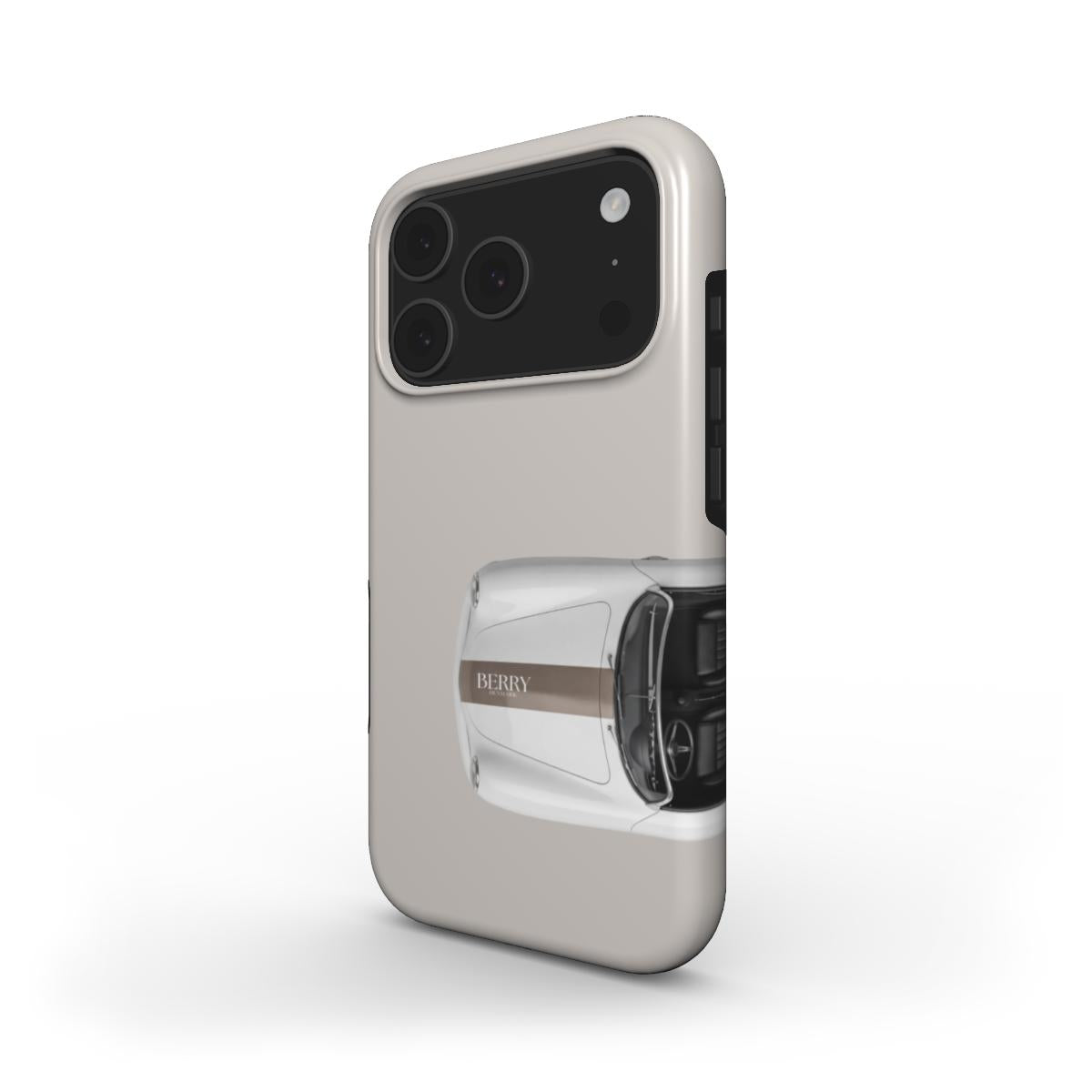 iPhone case with decorative design – Latte Cabriolet