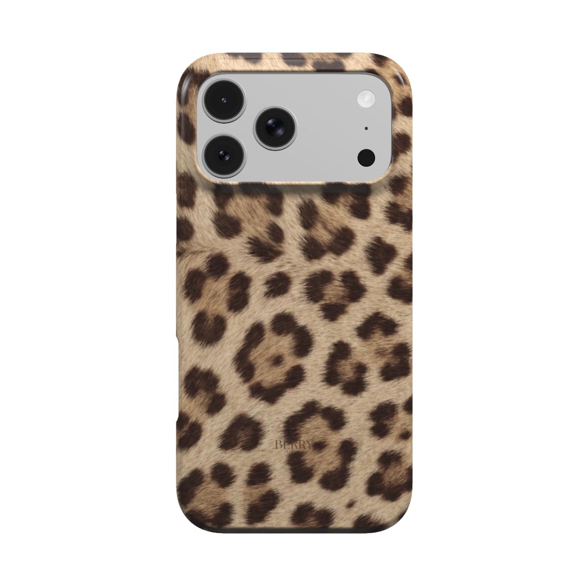 Custodia per iPhone con stampa leopardata di Berry Denmark