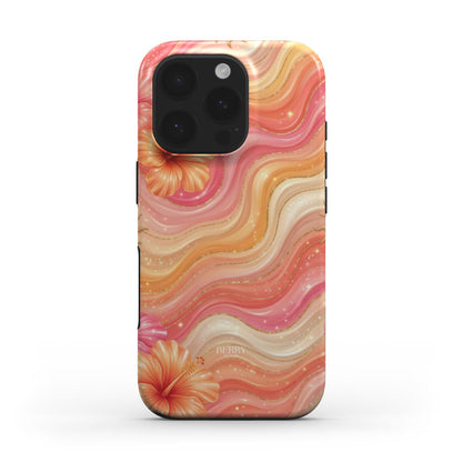 Coque pour iPhone avec motif décoratif – Peach Melba iPhone MagSafe