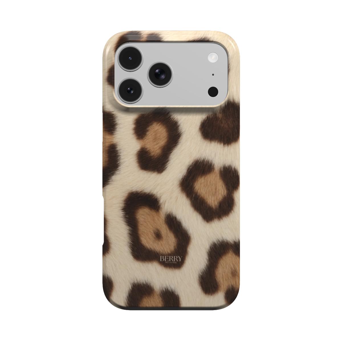 Custodia per iPhone con stampa leopardata di Berry Denmark