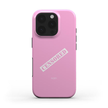 iPhone case with sleek design in pink – Censored Hot
