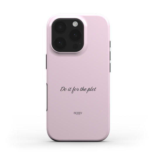 iPhone case with rose motif in rose pink – Do it for the plot Rose