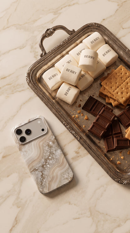 iPhone-deksel med dekorativt mønster farge: beige – Monte Carlo