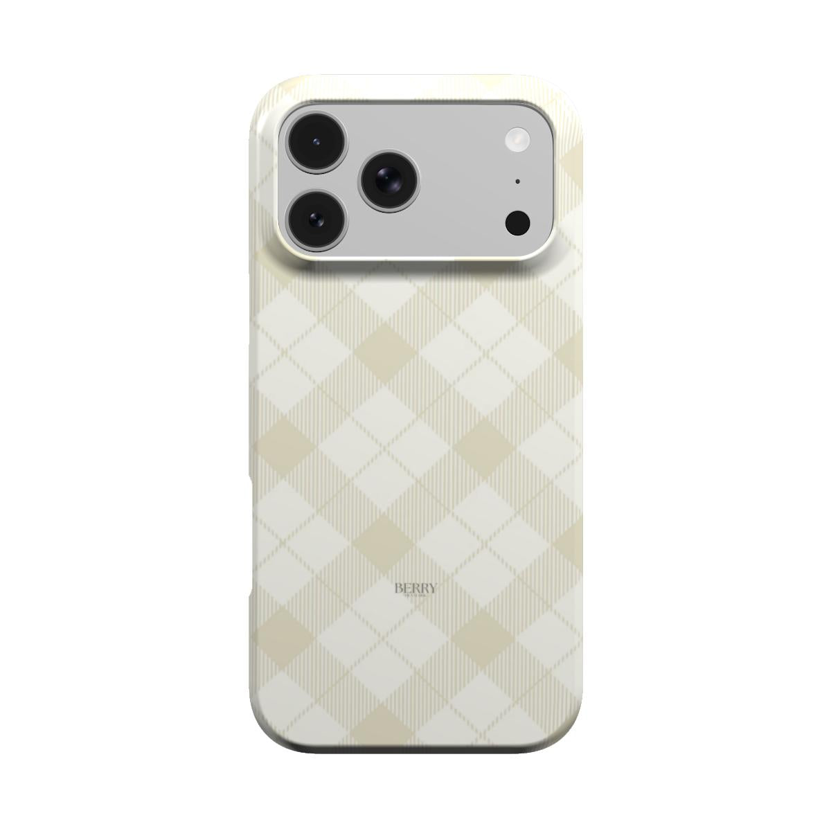 iPhone-cover med stilrent design – Cozy Vanilla