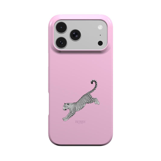 Funda para iPhone con estampado de leopardo color: rosa – Wild Thing iPhone MagSafe