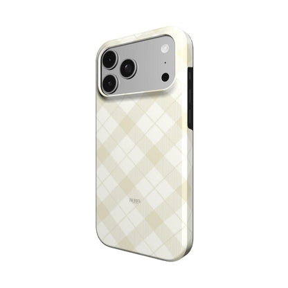iPhone-cover med stilrent design – Cozy Vanilla
