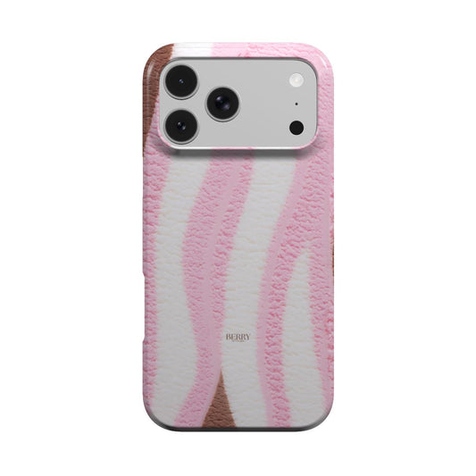 iPhone case with sleek design – Tricolore Berry