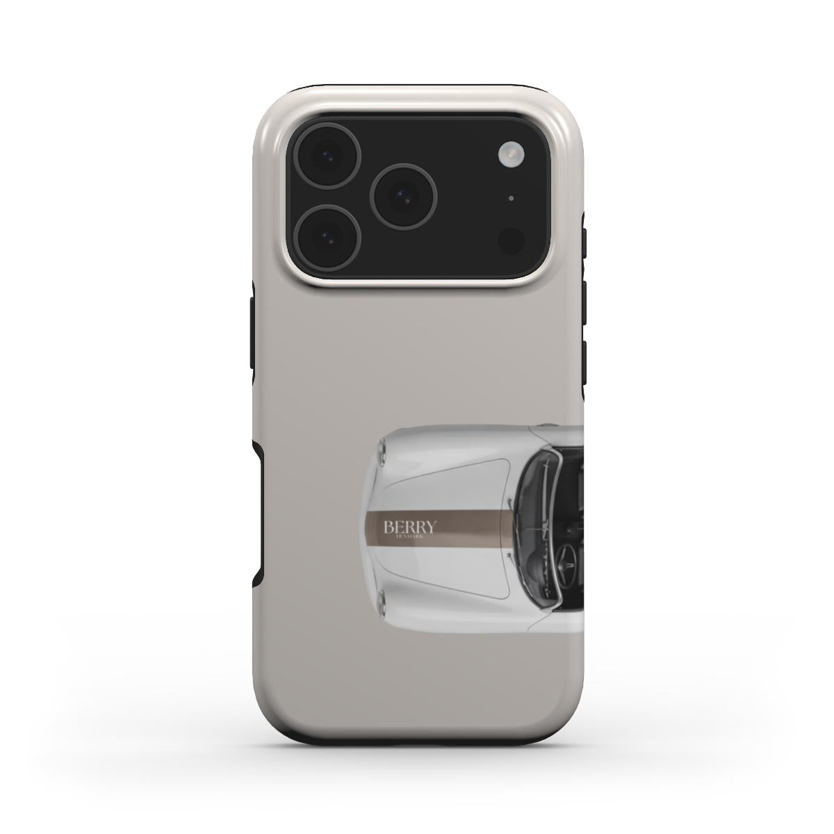 iPhone case with decorative design – Latte Cabriolet