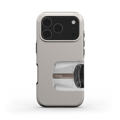 iPhone case with decorative design – Latte Cabriolet