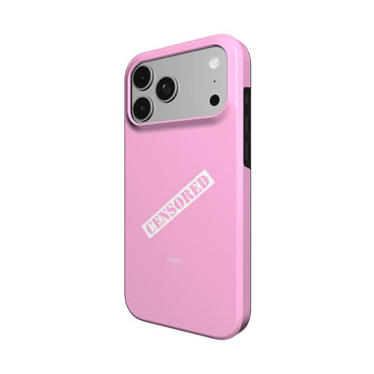 iPhone case with sleek design in pink – Censored Hot