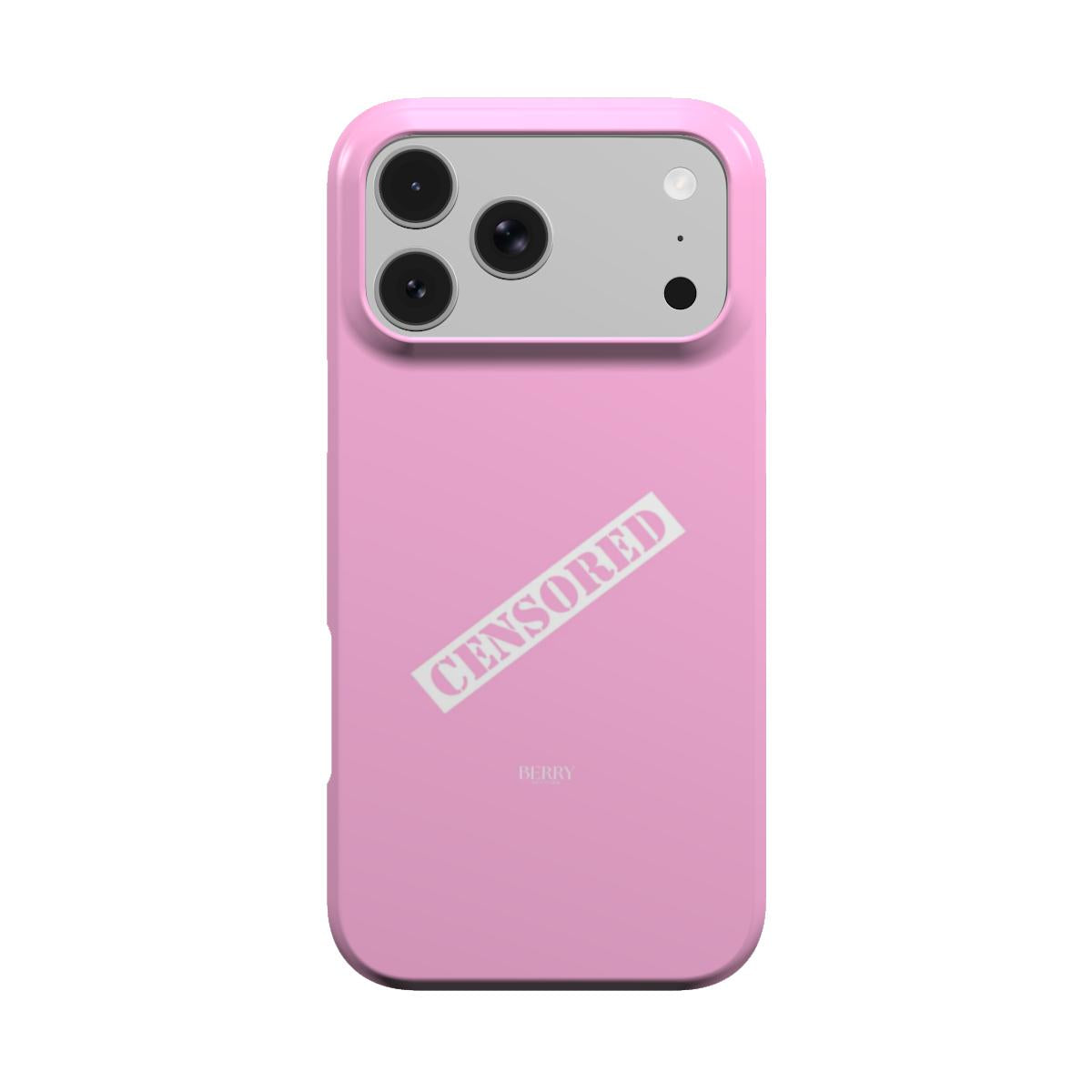 iPhone case with sleek design in pink – Censored Hot