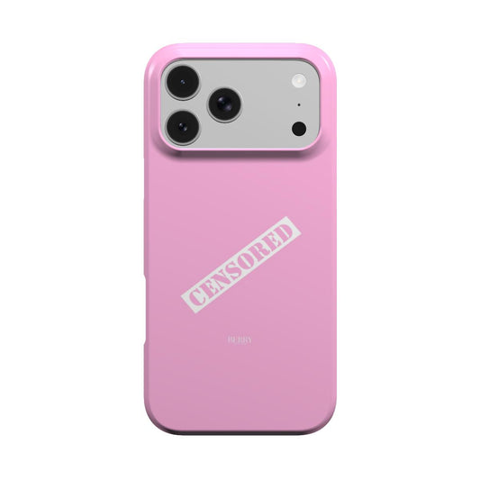 iPhone case with sleek design in pink – Censored Hot