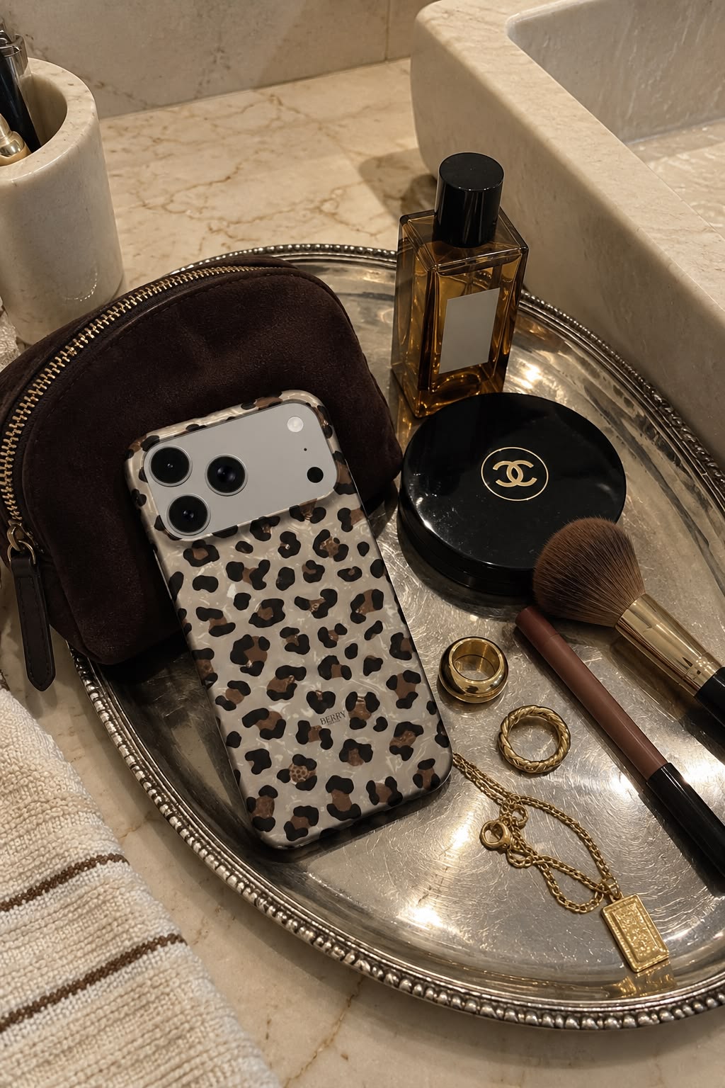 iPhone-Hülle mit Leopardenmuster – Wet Leopard