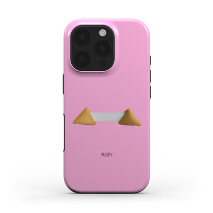 Lyserødt iPhone-cover med stilrent design, designet Lucky Hot