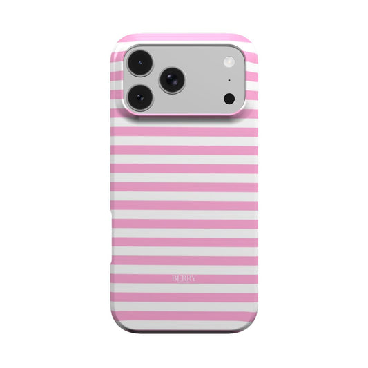 Pretty Pink – ピンクのストライプのiPhoneケース