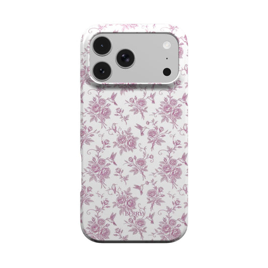 Royal Roses – ローズピンクのバラ柄のiPhoneケース