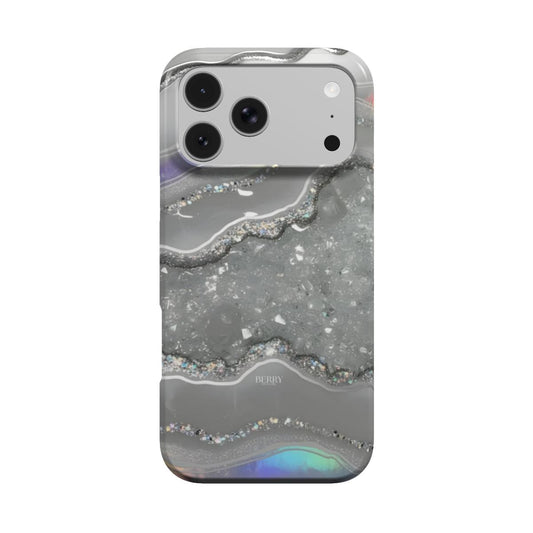 Silver Marble Quartz – シルバーの大理石模様のiPhoneケース