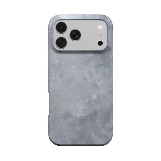 Crispy Silver – シルバーのグリッターデザインのiPhoneケース