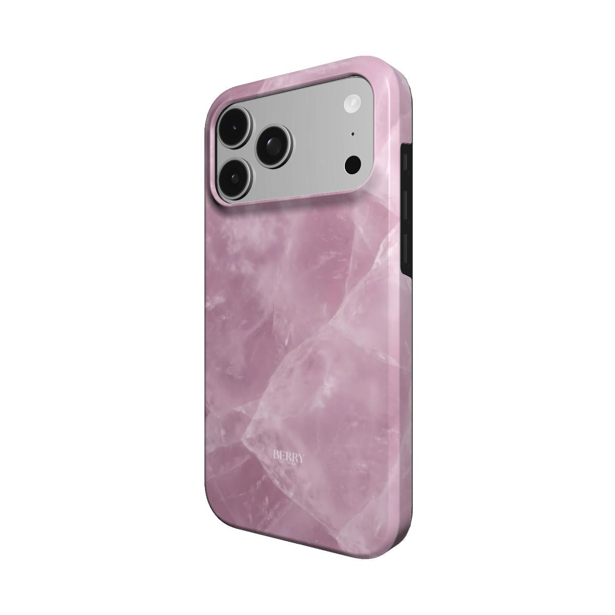 Coque pour iPhone avec motif de roses – Rose Quartz iPhone MagSafe