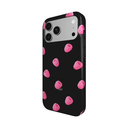 Raspberry Kisses Midnight mobilcover med stilrent design i lyserødt