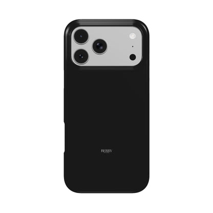 iPhone case with decorative design in black – Midnight