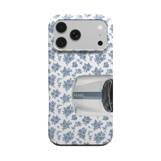 iPhone case with rose motif in rose pink – Cabriolet Blues
