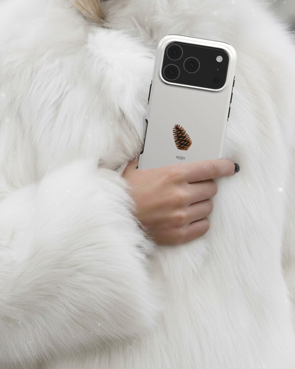 Custodia per iPhone con design decorativo – Lil' Pine Cone