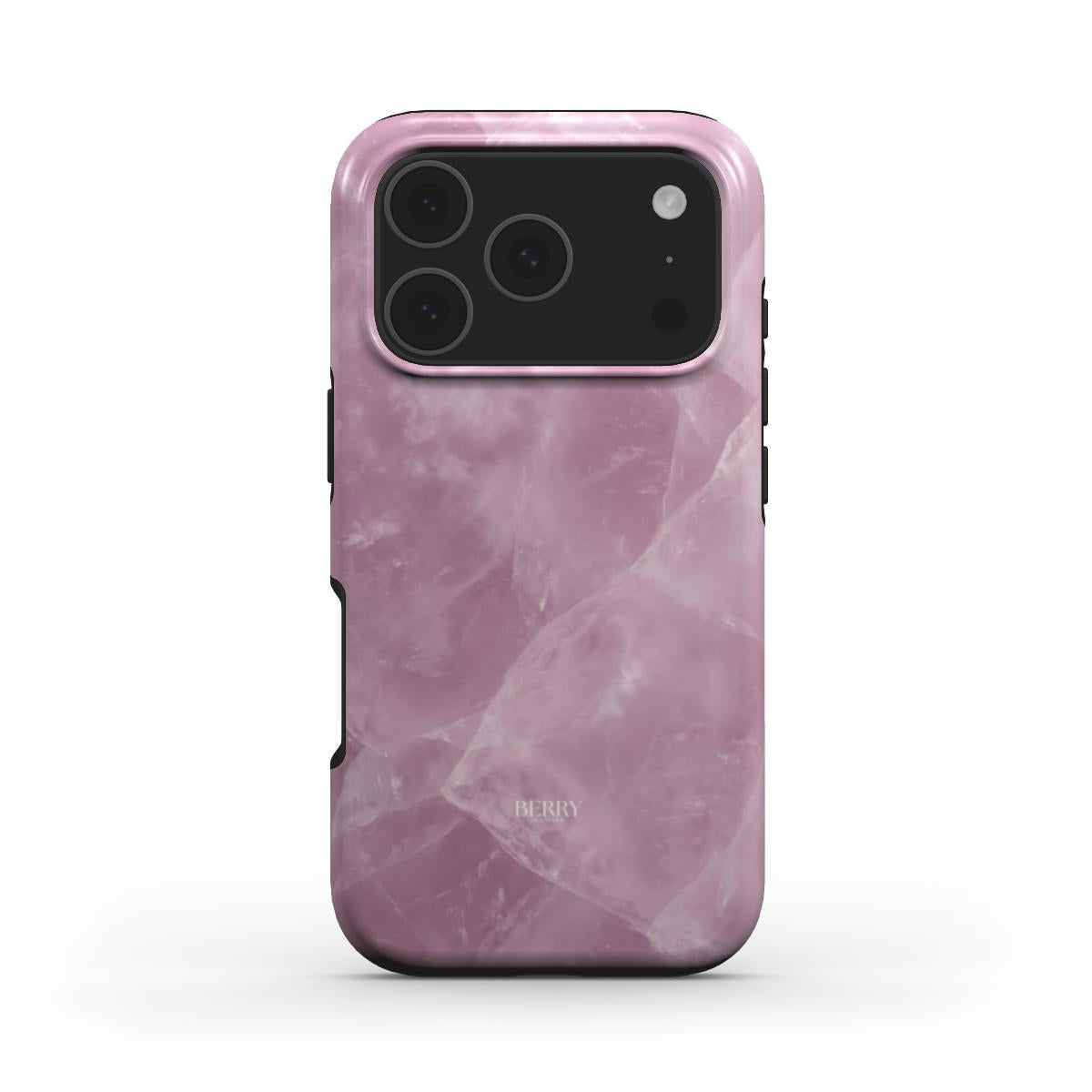 Coque pour iPhone avec motif de roses couleur : rose – Rose Quartz iPhone MagSafe