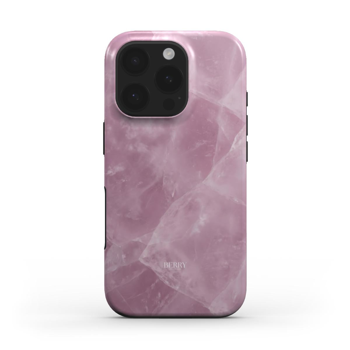 Coque pour iPhone avec motif de roses couleur : rose – Rose Quartz iPhone MagSafe