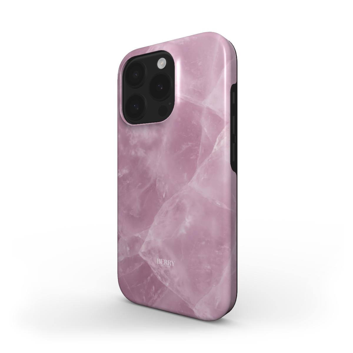 Coque pour iPhone avec motif de roses – Rose Quartz iPhone MagSafe